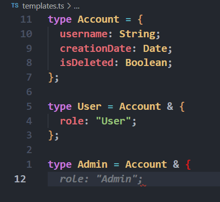 GitHub copilot suggesting an inline change to a JavaScript object.